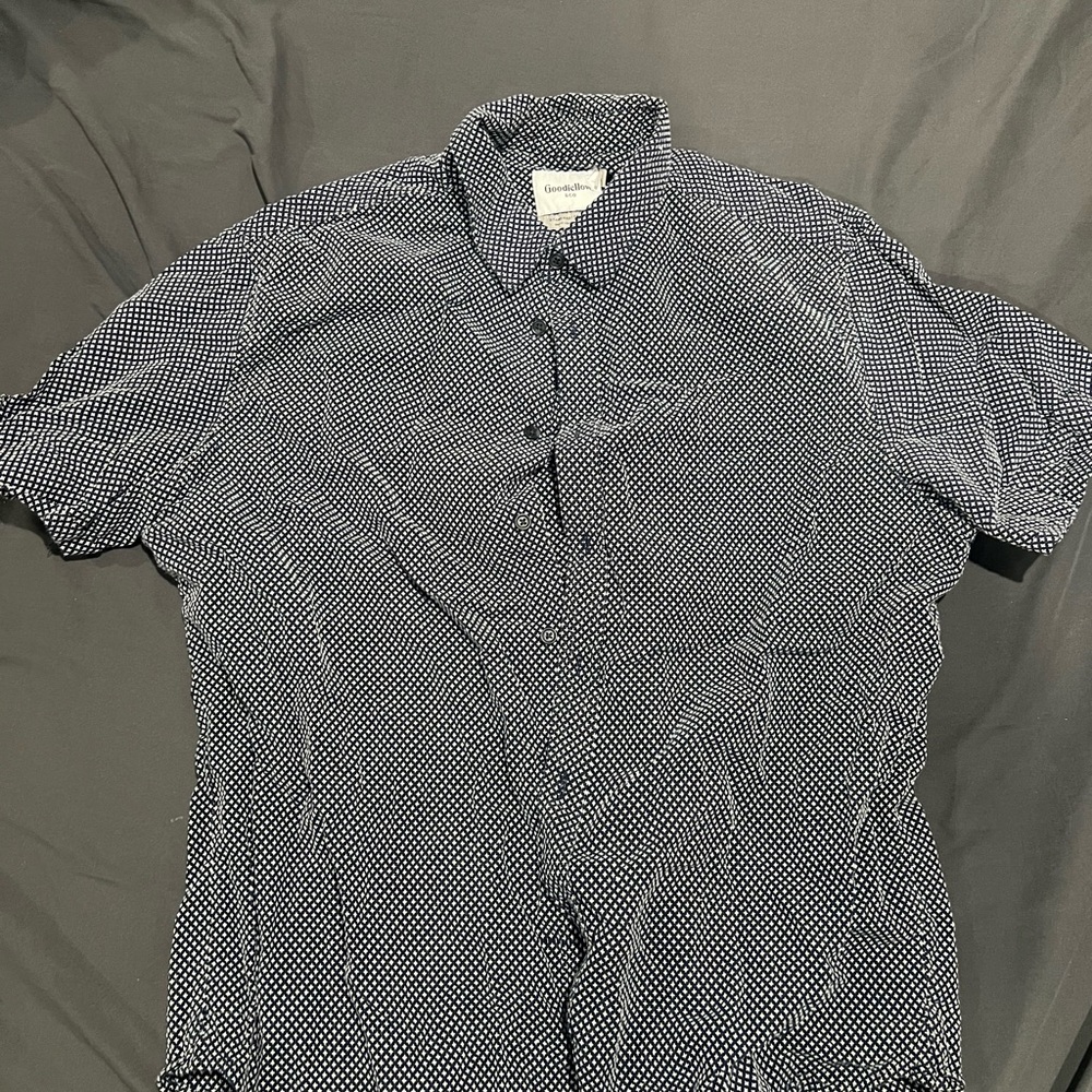 Goodfellow & Co Black and White Dot Shirt